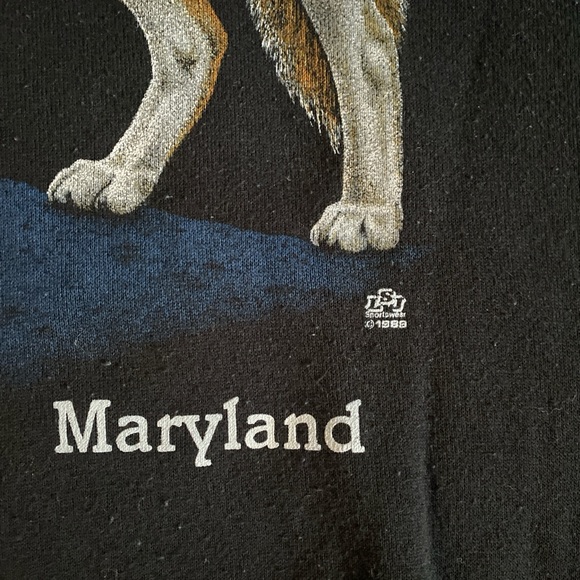 VTG 1989 Wolf Graphic Sweatshirt - Picture 4 of 7